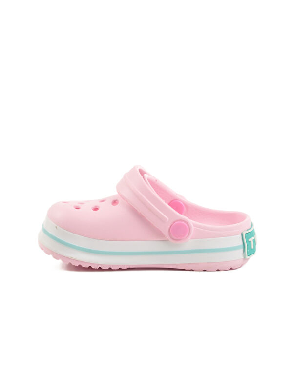 Pembe Eva Hafif Kız Çocuk Sabo Terlik 214 P - Görsel 3