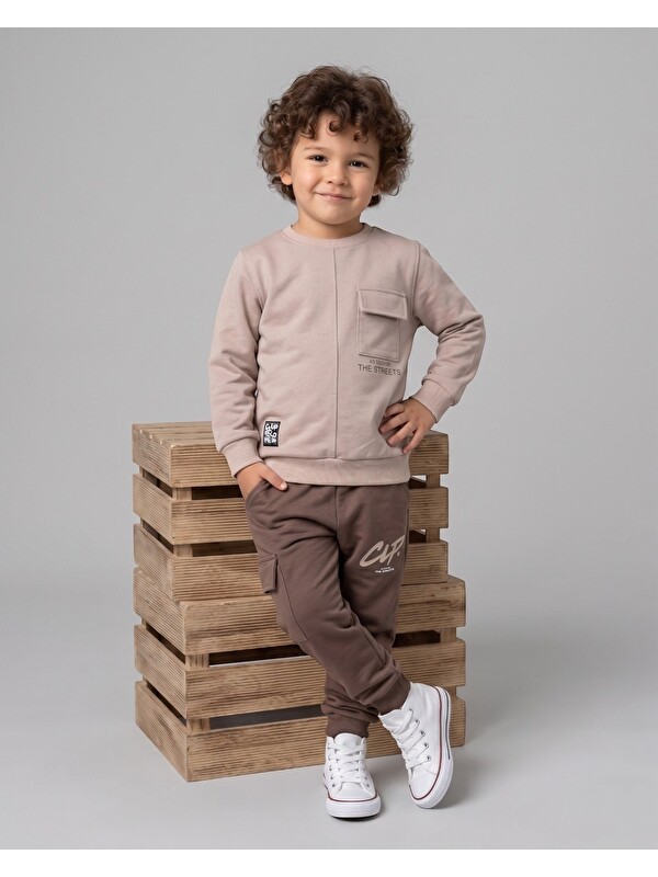 Ege Bebek Erkek Çocuk Mevsimlik Compact Pamuklu 2 İplik Eşofman Takımı