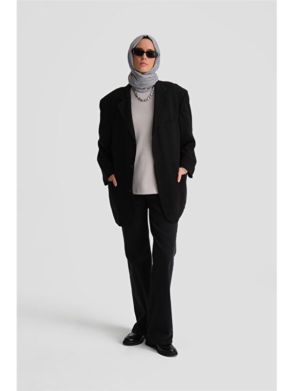 ARMİNE Tişört Ortd9033 Gri