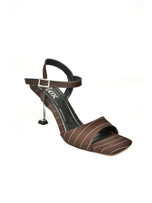 Fox Shoes U9971344 Kahverengi Kadın Topuklu Ayakkabı