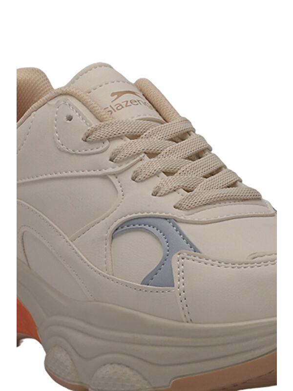 ZUSA Kadın Sneaker Ayakkabı Bej / Kahve - Görsel 5