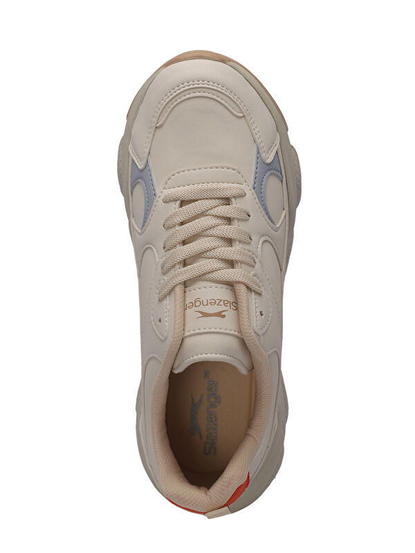 ZUSA Kadın Sneaker Ayakkabı Bej / Kahve - Görsel 6