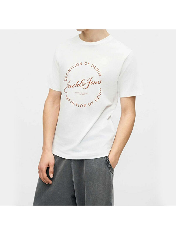 Jack & Jones Grayson Erkek Bej Tişört