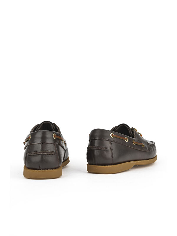 Erkek Hakiki Deri Ayakkabı 1511007ZD1001 Kahve - Görsel 4