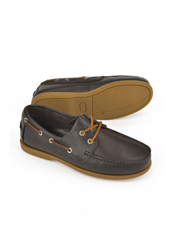 Erkek Hakiki Deri Ayakkabı 1511007ZD1001 Kahve - Görsel 5