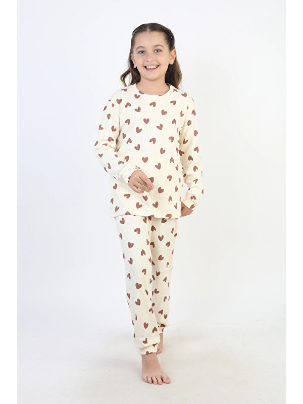 Myhanne Desenli Kız Çocuk Pijama Takımı 51240