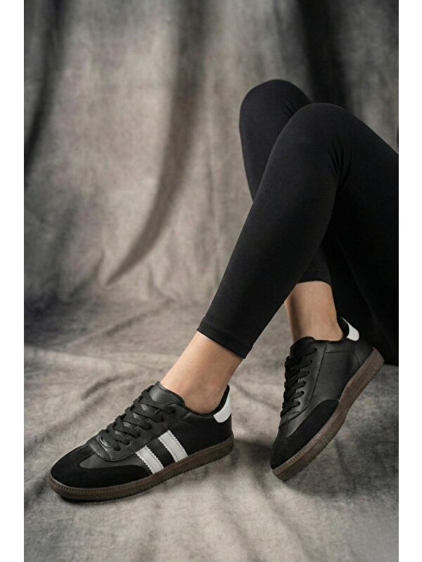 Oksit Sany Retro Hafif Rahat Taban Bağcıklı Kadın Sneaker