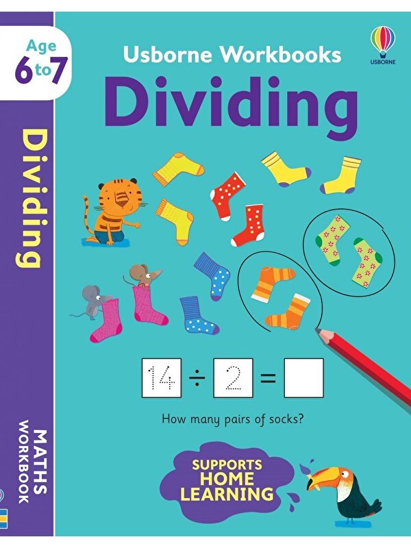 Usborne Publishing Usborne Workbooks: Dividing 6-7