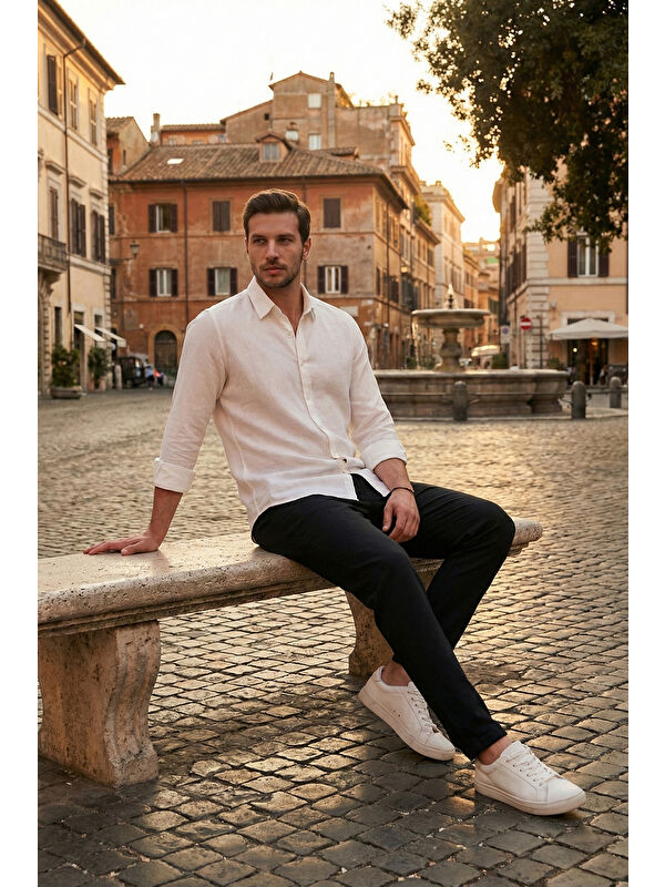 Buratti Regular Fit Normal Bel Düz Paça Pantolon 6689255