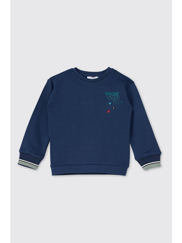 Panço Erkek Bebek Lacivert Sweatshirt