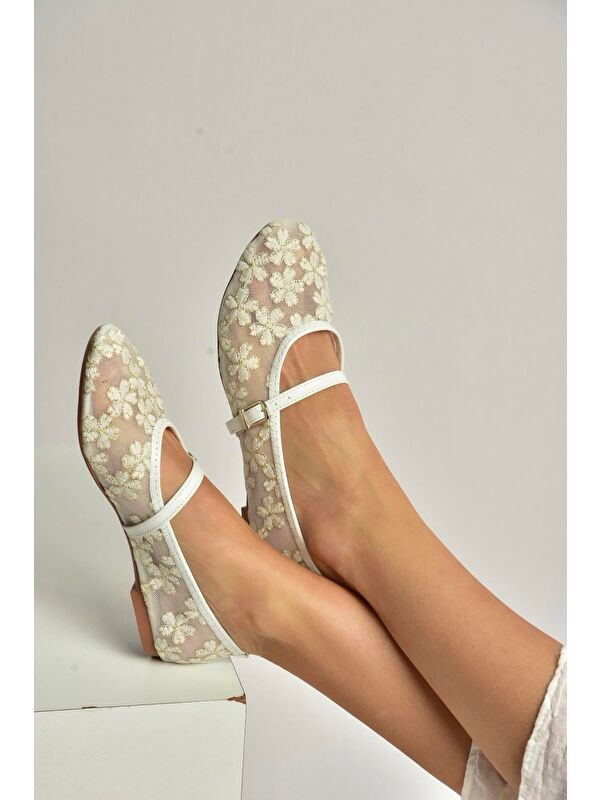 Fox Shoes Bej Fox Shoes Babet Kadın Y726711415