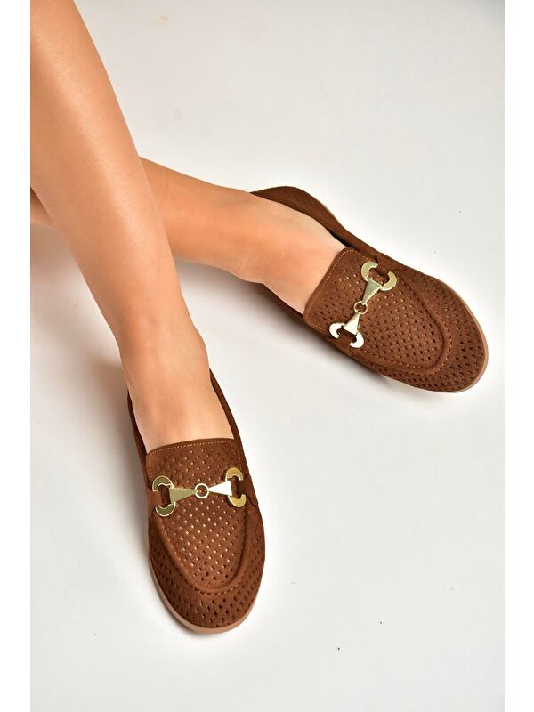 Fox Shoes Kahverengi Fox Shoes Babet Kadın Y291262402