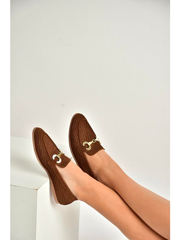Fox Shoes Kahverengi Fox Shoes Babet Kadın Y291262402