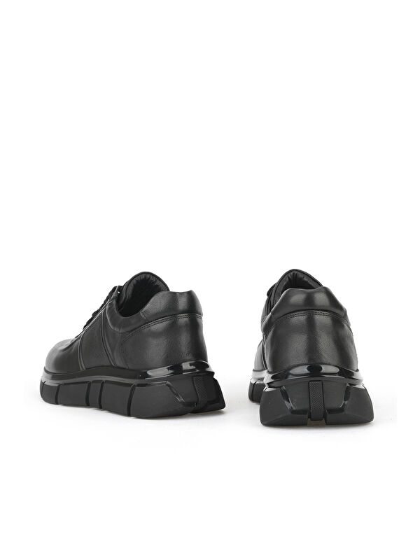 Erkek Hakiki Deri Ayakkabı 1531025Z2510 Siyah - Görsel 4