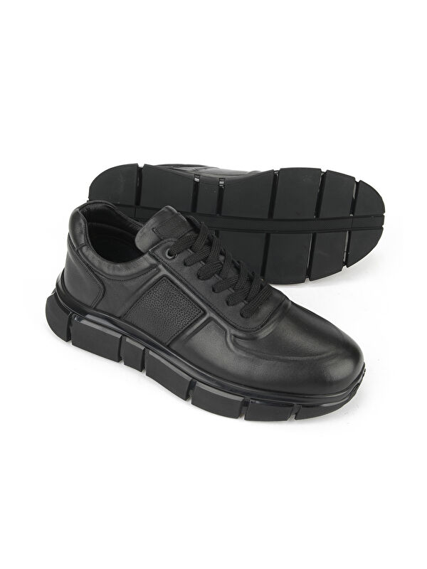 Erkek Hakiki Deri Ayakkabı 1531025Z2510 Siyah - Görsel 5