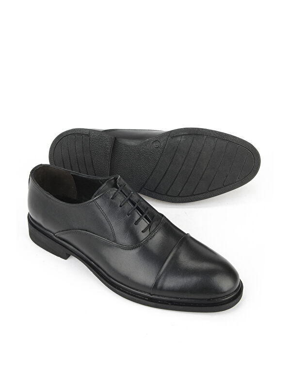 Erkek Hakiki Deri Klasik Ayakkabı 1531056Z4614 Siyah - Görsel 5