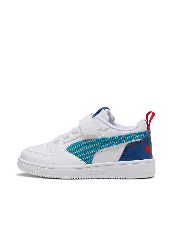Puma Rebound V6 Lo Ac Çocuk Beyaz Sneaker