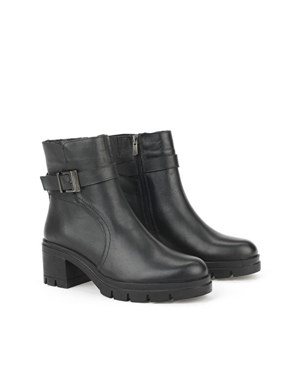 Kadın Hakiki Deri Bot 1531022Z7694 Siyah - Görsel 3