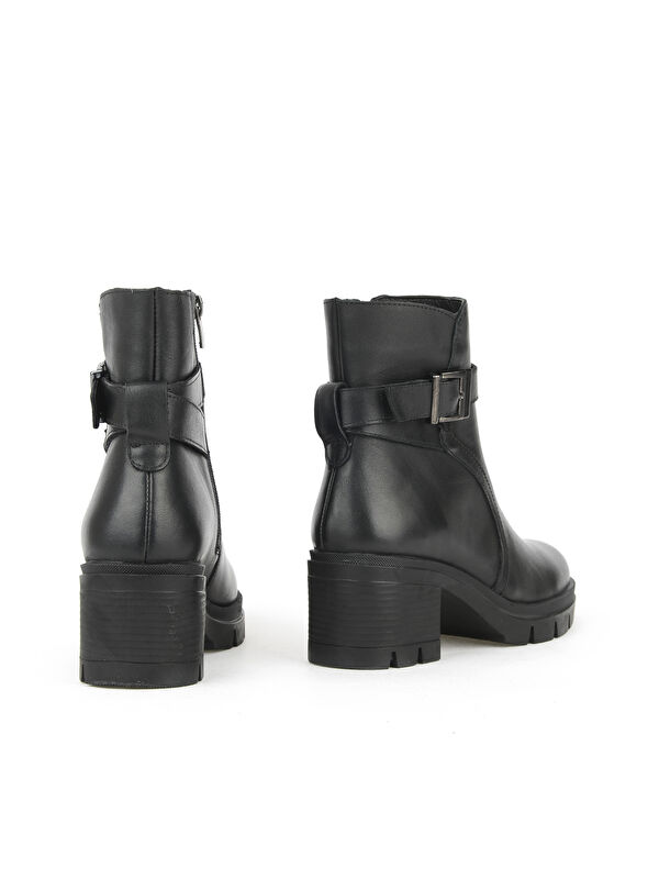 Kadın Hakiki Deri Bot 1531022Z7694 Siyah - Görsel 4