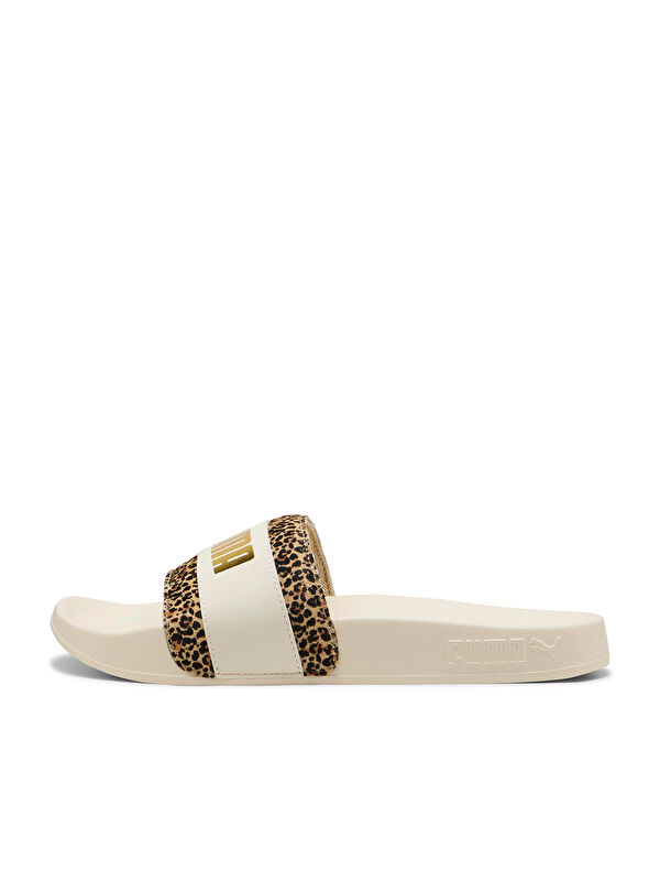 Puma Leadcat 2.0 Animal Flair Kadın Bej Terlik