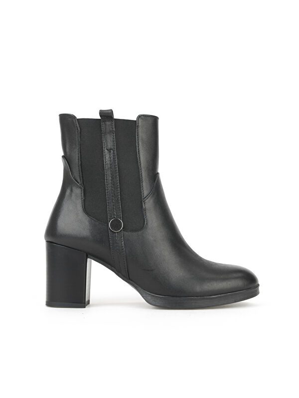 Kadın Hakiki Deri Bot 1531022Z7546 Siyah - Görsel 2