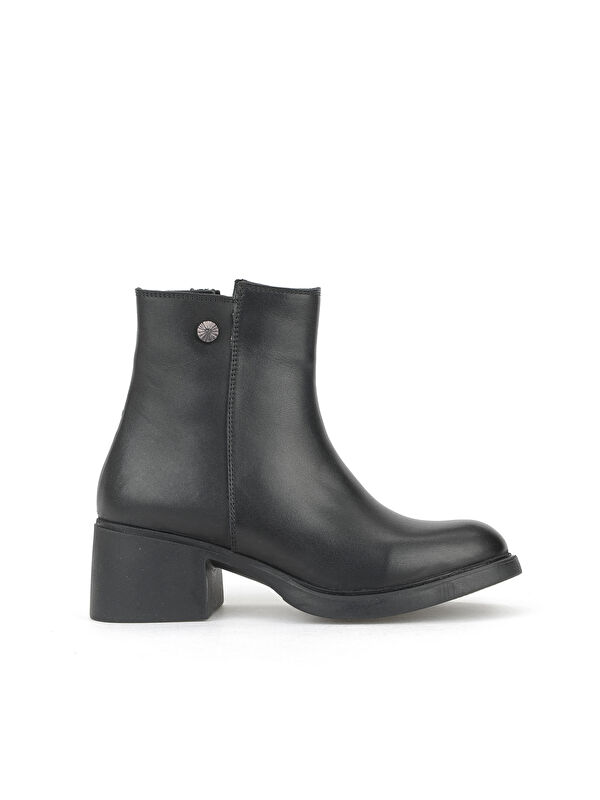 Kadın Hakiki Deri Bot 153359Z621 Siyah - Görsel 2