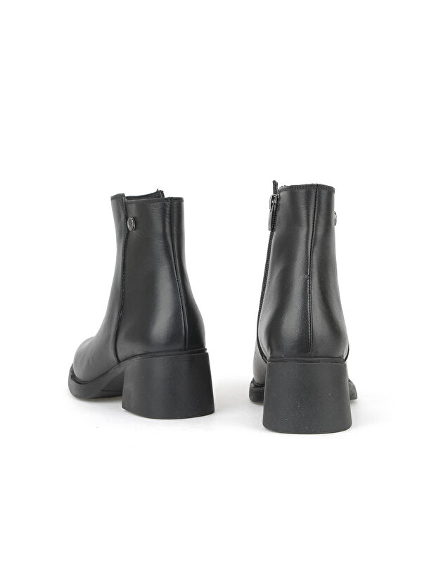 Kadın Hakiki Deri Bot 153359Z621 Siyah - Görsel 4