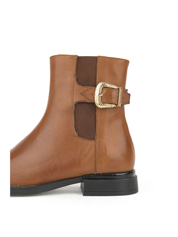 Kadın Hakiki Deri Bot 1531022Z7614 Taba - Görsel 7