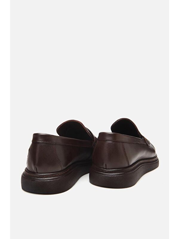 Erkek Deri Kahverengi Hafif Tabanlı Klasik Loafer - Görsel 10