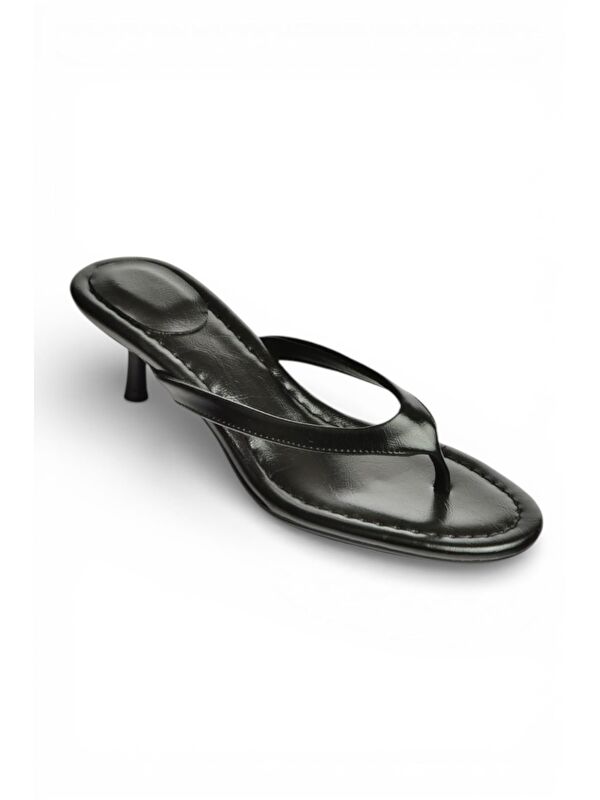 Fox Shoes Siyah Kadın Terlik Y518342809