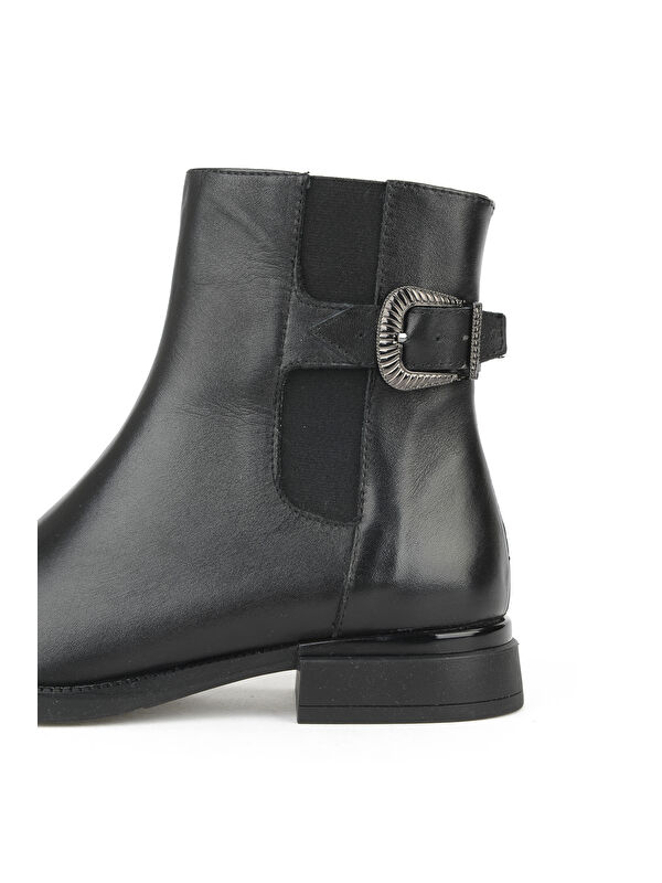 Kadın Hakiki Deri Bot 1531022Z7614 Siyah - Görsel 7