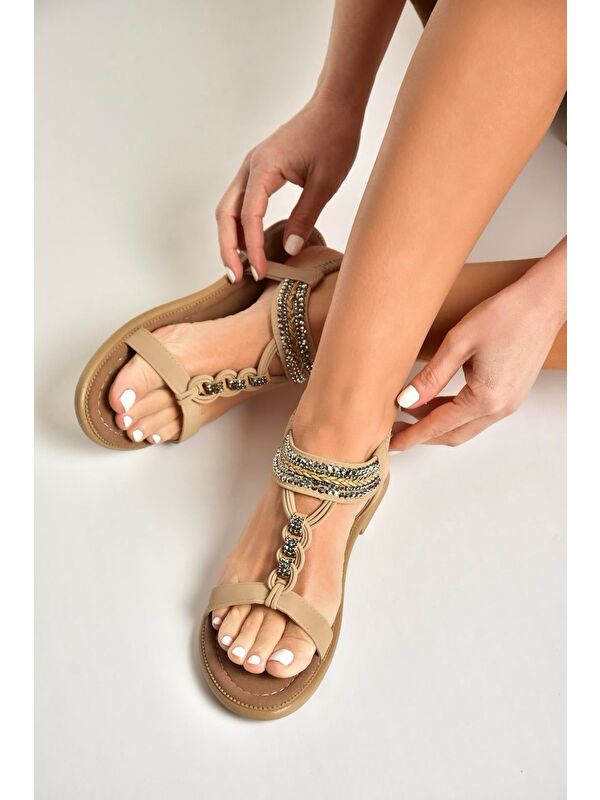 Fox Shoes Ten Kadın Sandalet Y274601309