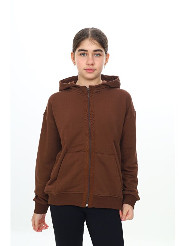 Toontoykids Kız Çocuk Kapüşonlu Hırka