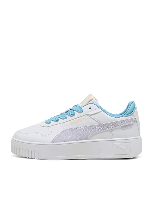 Puma Carina Street Lacey 2.0 Jr Kız Çocuk Beyaz Sneaker