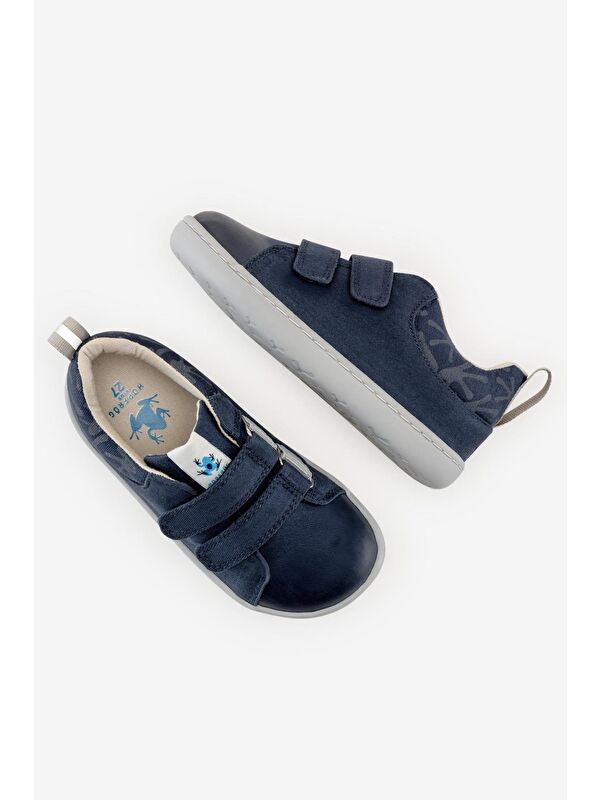 Smart Walker Canvas Play Lacivert Barefoot Çocuk Ayakkabı - Görsel 2