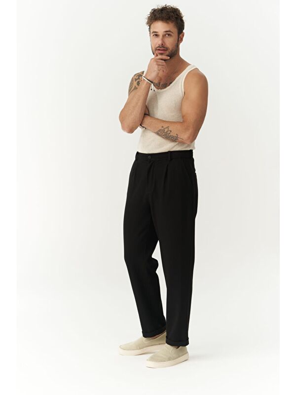 Mai Collection Glenn  Siyah Erkek Pantolon