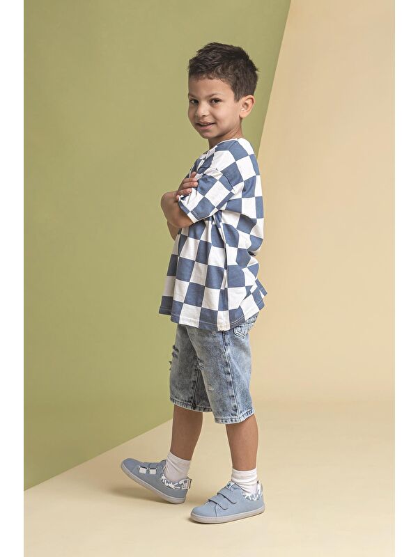 Smart Walker Canvas Play Lila Barefoot Çocuk Ayakkabı - Görsel 6