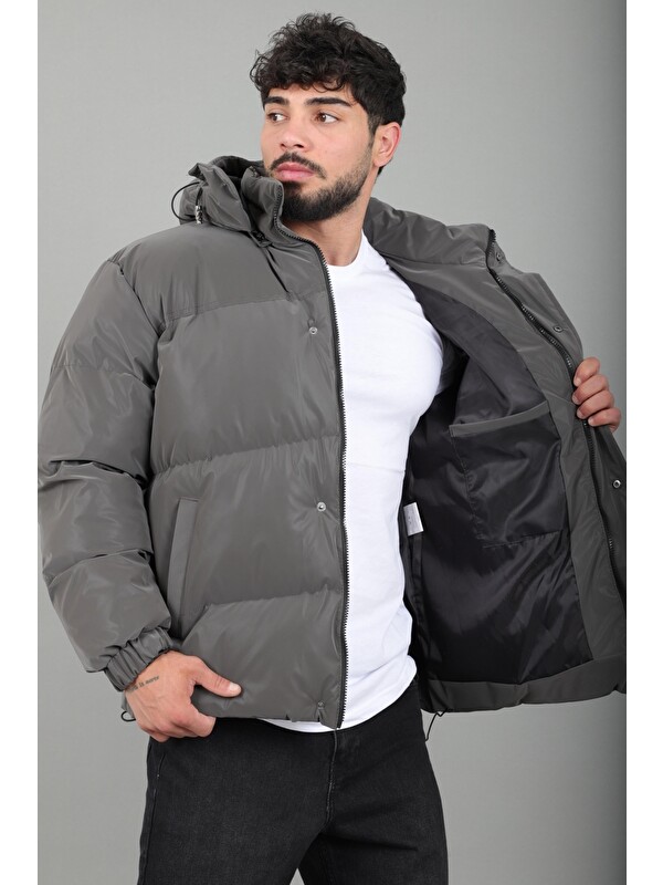 Stilkombin Oversize Nova Karbon Şişme Mont Kaban PLDP 3029_50512