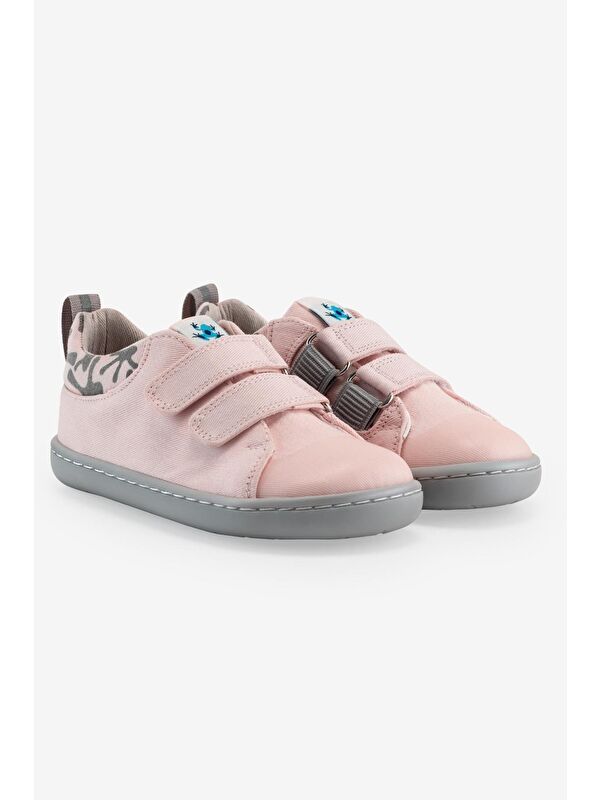 Smart Walker Canvas Play Toz Pembe Barefoot Çocuk Ayakkabı - Görsel 4