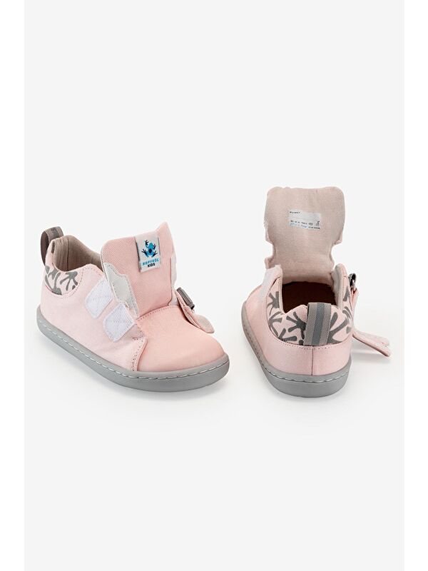 Smart Walker Canvas Play Toz Pembe Barefoot Çocuk Ayakkabı - Görsel 9