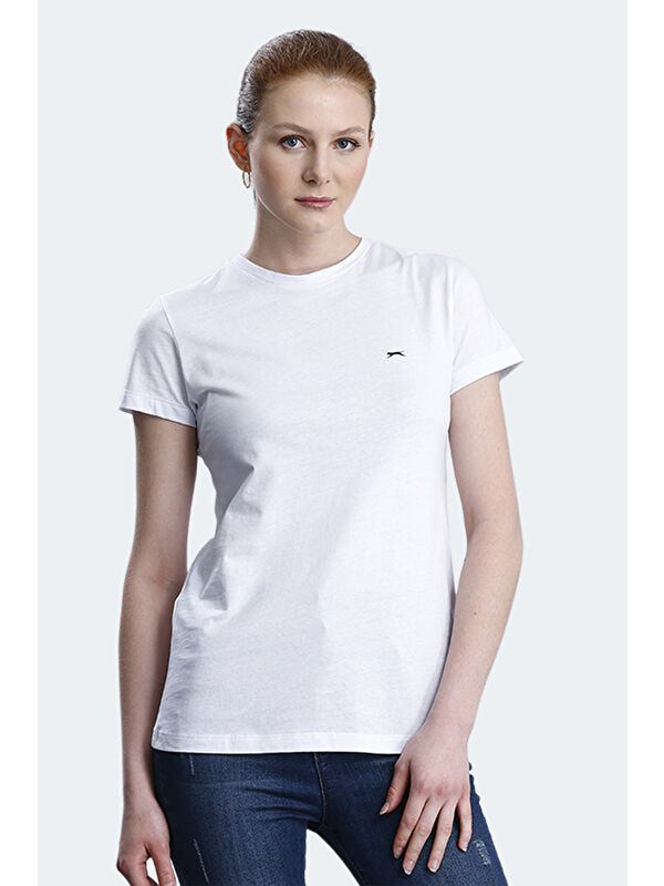 SLAZENGER KORNELI I Kadın Beyaz Tişört