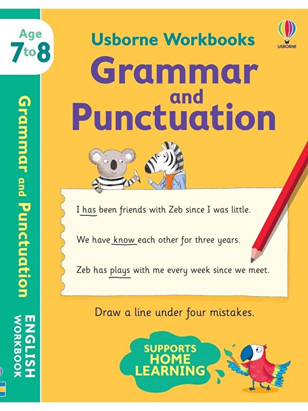 Usborne Publishing Usborne Workbooks: Grammar and Punctuation 7-8