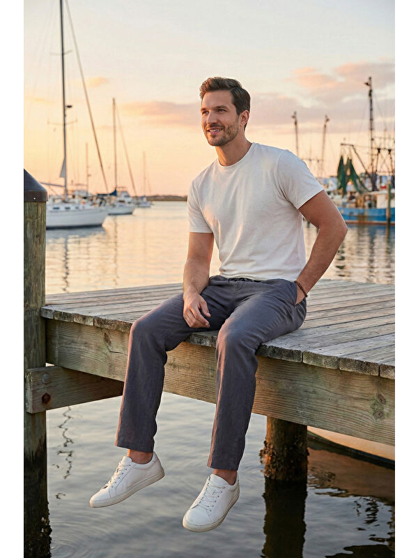 Buratti Regular Fit Normal Bel Düz Paça Pantolon 6689255