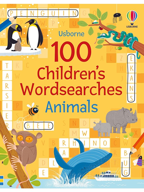 Usborne Publishing 100 Children's Wordsearches: Animals