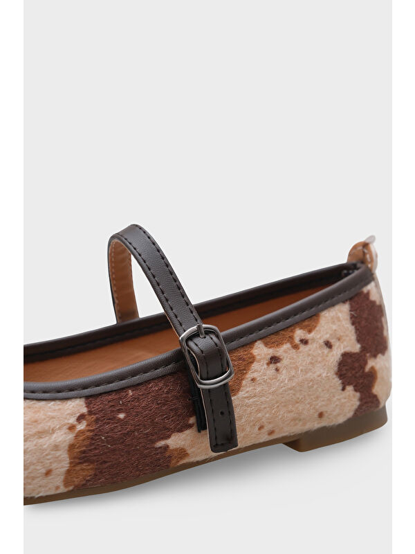 Capone Outfitters Kahverengi Capone Outfitters Hanna Trend Kadın Babet