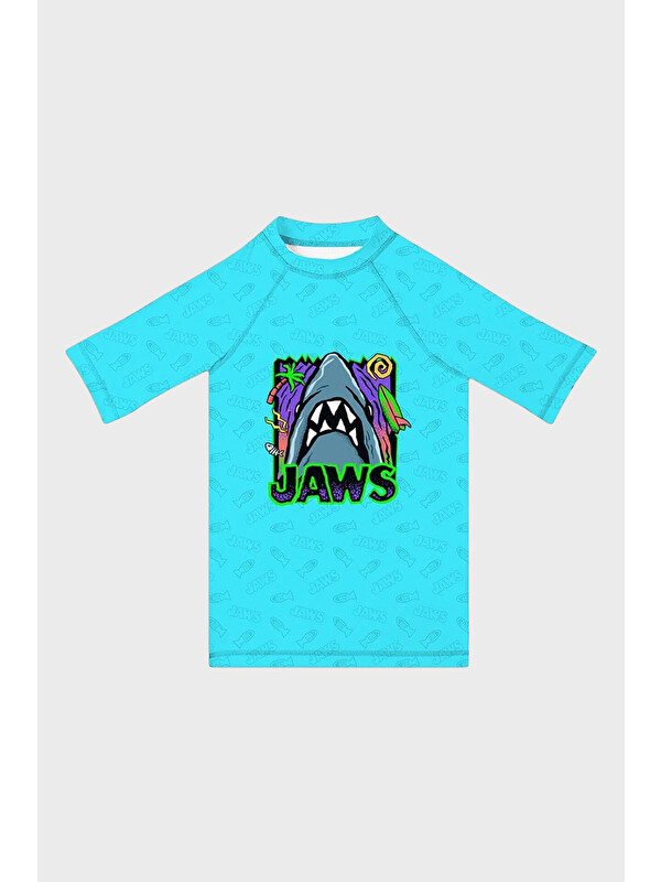 Slipstop Sharko Baskılı Uv Korumalı Kısa Kollu Mayo T Shirt ST2632100001