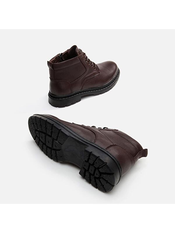 Hakiki Deri Kahve Erkek Günlük Bot - Görsel 7