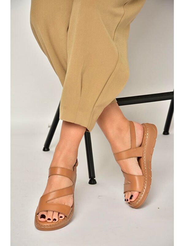 Fox Shoes Kahverengi Fox Shoes Sandalet Kadın Y555530403
