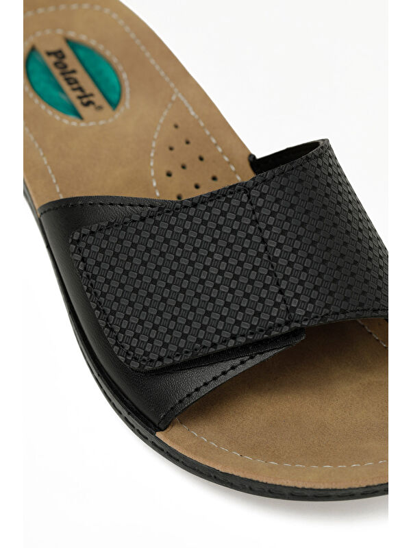 607009.Z5PR Siyah Kadın Ev Terliği - Görsel 8