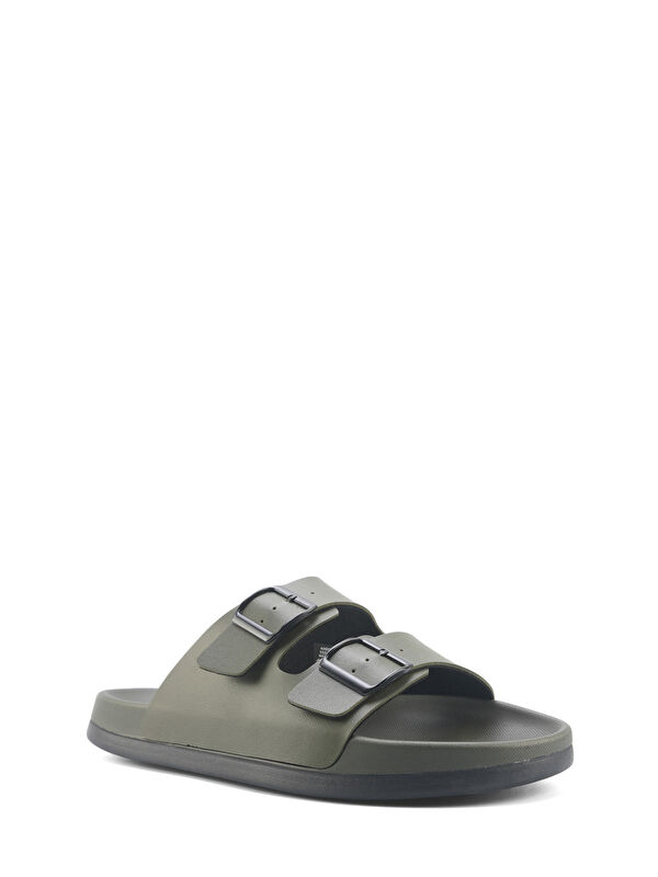 408064.M5FX Haki Erkek Terlik - Görsel 3